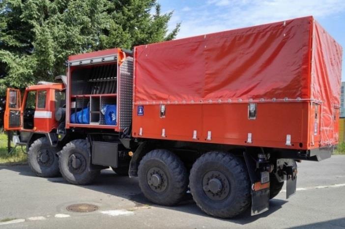 MČS 300 Mobilní čerpací stanice odčerpávání velkého množství vody ze zatopených oblastí možnost