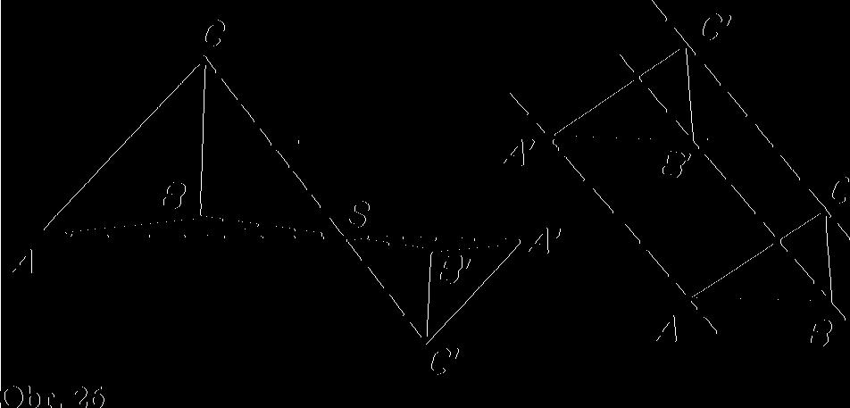 Určete středy stejnolehlostí, kterými lze zobrazit trojúhelník KLM na rovnostranné trojúhelníky, z nichž se skládá šestiúhelník. 80.