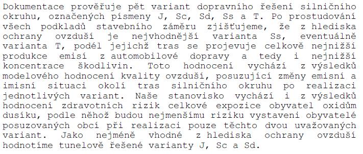 Zdroj: Posudek EIA SOKP 518 a
