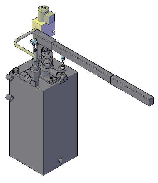 SESTAVA HYDRAULICKÉHO VÁLCE hydraulický agregát A - motorický B - ruční 1.1 1.