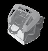 Replacing the dust bag / Remplacement du sac à poussière 43 a. b. 4. Lift out the s-bag holder. 5. a) Pull the cardboard to remove the s-bag from the insert.