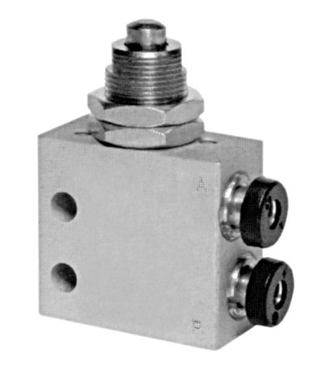 Ovládací ventily / Valves / ada M mechanicky ovládané, velikost mikro M Series Mechanically led, Micro Size PouÏití Use Konstrukce ventilû Construction of valves Konstrukãní materiály Construction