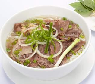 PHỞ TÔM Polévka s krevetami Noodles soup with shrimp 23.