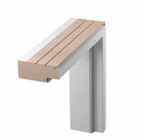 PEVNÁ zárubeň MDF HIGH TOP ECO TOP LAMISTONE CPL UNI MAT SILKSTONE jednokřídlé dveře 1694 2035 Příplatky dvoukřídlé dveře +50% 100 353 110 706 Cena bez DPH Volba maskovací lišty LD6 (za příplatek)