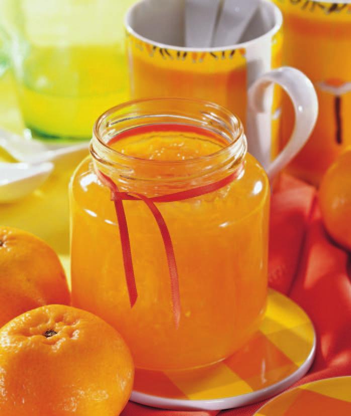 Pomeranãov dïem (na 3 4 sklenice po 375 ml) 1000 g pomeranãû (ãistá váha z 8-10 pomeranãû) 1 Gelfix Super 3:1