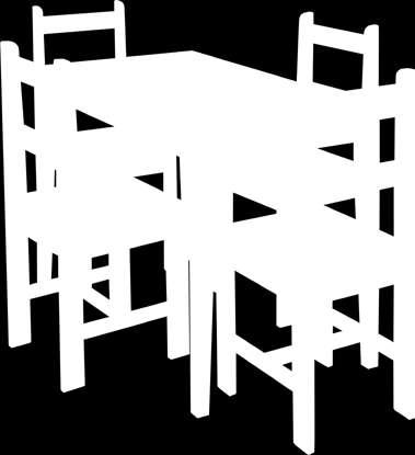 Jídelní set 161611 (stůl + 4 židle) - masiv borovice,