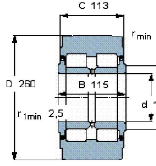 2RS 45 100 30 53,9 69,5 8,65 81,5 116 1 700 1,4 NUTR 50110 A 50 110 30 78,1 116 14,3 98 140 1 600 1,7 PWTR 50110.2RS 50 110 30 57,2 78 9,65 100 143 1 600 1,7 NNTR 50x130x65.