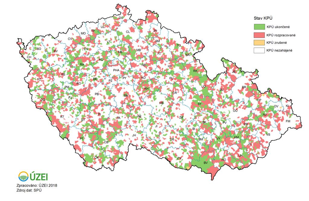 PŘÍLOHY 135 MAPOVÉ PŘÍLOHY STAV KOMPLEXNÍCH POZEMKOVÝCH