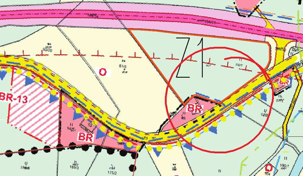 Návrh - Zpráva o uplatňování ÚP Strážný Stránka 7 z 11 Z4 Z5 Z6 Z7 Strážný 573, 179 bydlení v RD 2.zóna NP Šumava + EVL, 1 tř. ZPF, Strážný 174-stav.