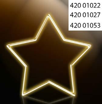 23 2D LED hvězda 420 01027 WW průměr