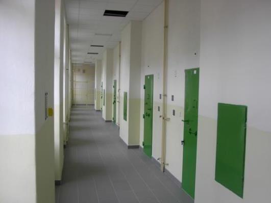 napadení, vzpoury, či dorozumívání s vězni v jiné části věznice (vnitřní diferenciace). Obr. 5. Katrové dveře věznice Mírov 2.2.2 Celové dveře Celové dveře (Obr.
