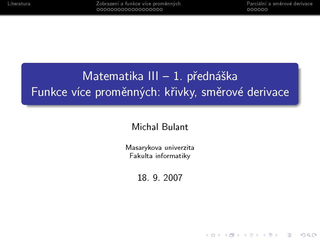 S Matematika III - 1.