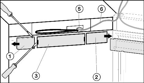 3 (1) Tlačítko On/Off chladničkzničky (11) Seřizovací tlačítko Up mra- (2) Symbol Alarm (12) Ukazatel teploty v chladničce (3) Tlačítko SuperCool (13) Seřizovací tlačítko Down chladničky (4) Tlačítko