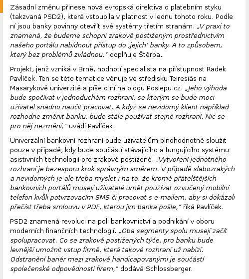Přehled