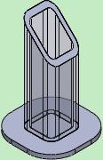 Svary Přidání vnitřní záslepky Postup přidání vnitřní záslepky: 1. Otevřete soubor instalační_adresář\samples\whatsnew\weldments\ inset_with_angled_end_face.sldprt. 2.