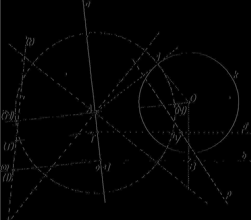 ); platí A( l M) = A(W) = AI, kde AI je délka tečny z A vedené ke k.