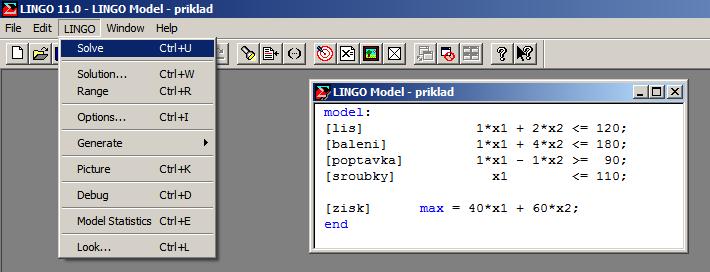 3.4 LINGO - řešení Mgr.