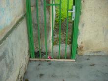 odtok vody.