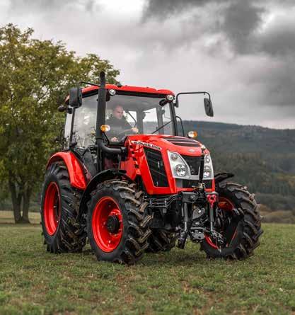 SÍLA Traktory Major jsou navrženy vždy tak, aby došlo k té nejlepší kombinaci síly motoru a hmotnosti traktoru. Výkon traktoru je tak využit beze zbytku.