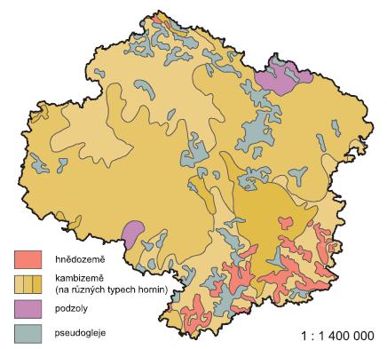 Zásobenost půd Kraje Vysočina živinami Jedním z ukazatelů půdní úrodnosti a staré půdní síly jsou hodnoty obsahu základních živin v půdě, které jsou vázány sorpčním komplexem půdy-fosforu, draslíku a