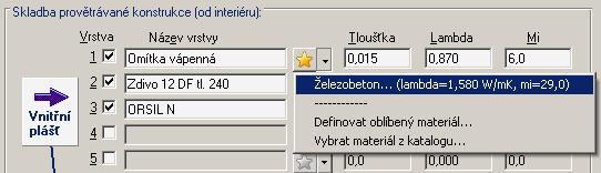 Práce s úlohou 20 Všechny pomocné výpočty lze vyvolat i povelem Pomocný výpočet v nabídce Pomůcky v horizontálním menu formuláře. V této nabídce lze nalézt i příkazy Tep.