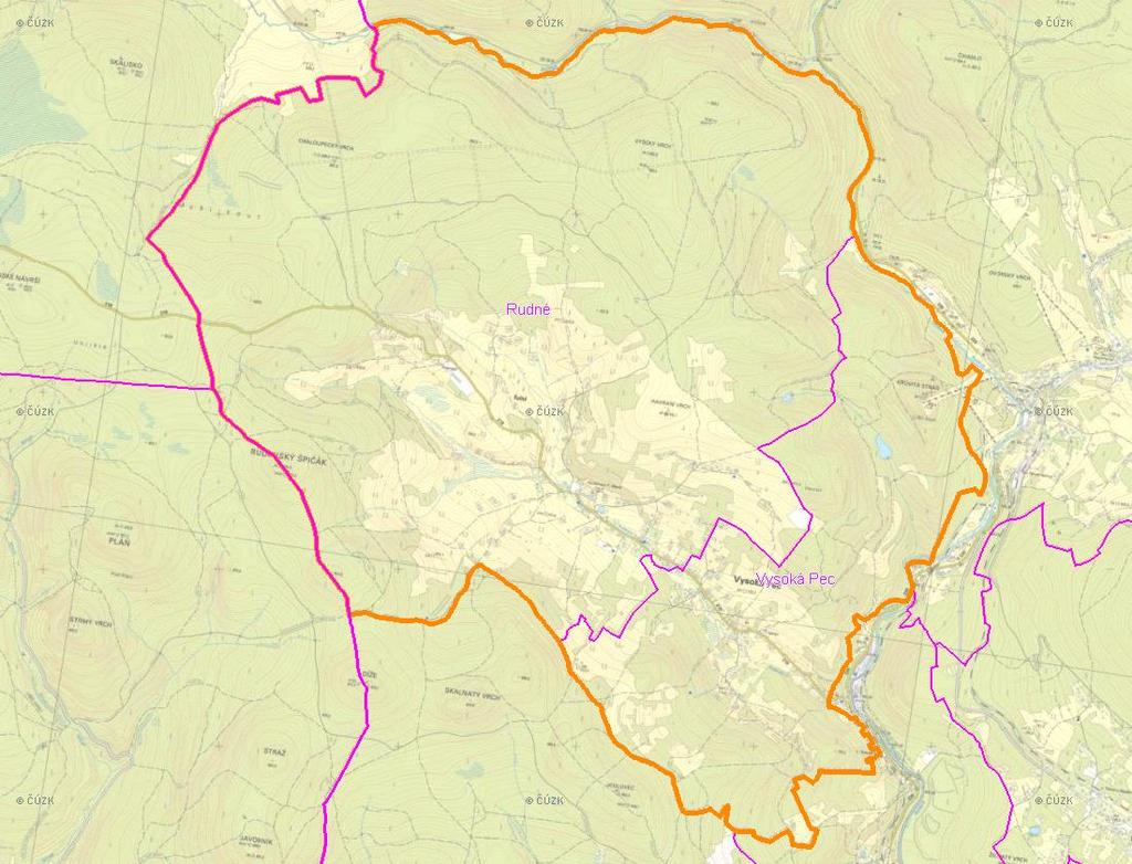 A. NÁZEV OBCE Název části obce (ZSJ): Mapa A: Území obce Přehledová mapka Kód části obce PRVK: CZ41.343.413.65.