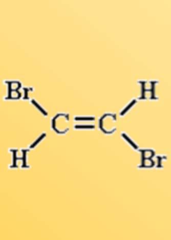 molekul v případě dvojné vazby dochází ke vzniku izomerů cis (oba substituenty na jedné