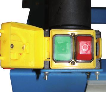 The engine makes a grumbling noise when braking and shortly after breaking. The switch must not be pressed (on or off) in any case in this phase.