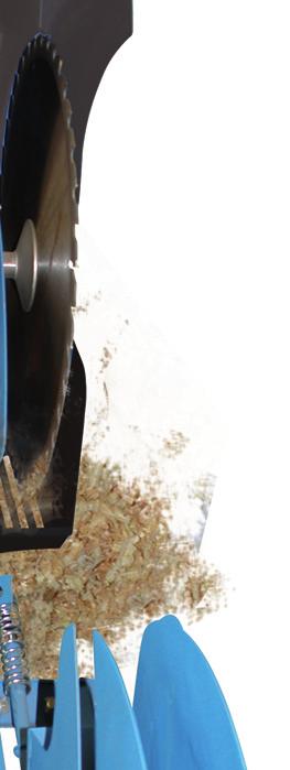 beschrieben. Open the machine as specified in Changing the saw blade.