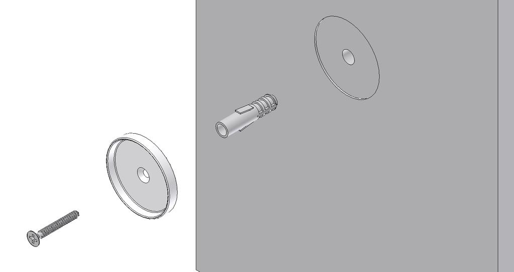 Bevestiging van de houderschalen met pluggen Fissaggio dei dispositivi di sostegno con tassello Montering af fjederskålene med dybel Sujeción de las envolturas de sujeción con tacos A tartócsészék