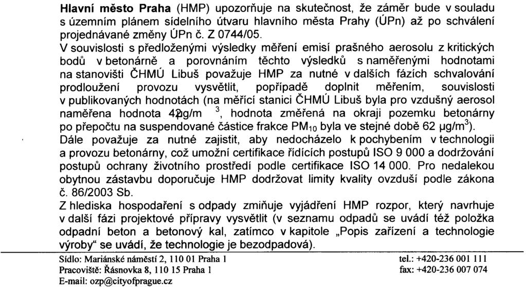 hlavní mìsto Praha. mìstská èást Praha - Ubuš. mìstská èást Praha - Kunratice. Ministerstvo zdravotnictví. Hygienická stanice hlavního mìsta Prahy, poboèka Praha - jih.