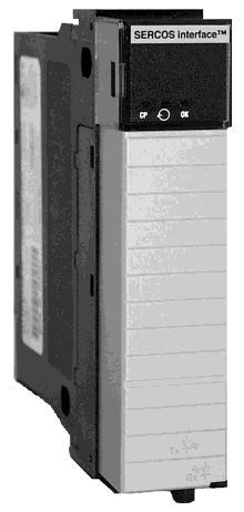 3.1.6 Procesor 1756-L73 Jde o standardní procesor řady ControlLogix s programovou pamětí 8MB. Slouží k řízení modelu Labyrintu, protože pro řízení obou modelů užívám procesory zvlášť. 3.1.7 Modul SERCOS interface Obrázek 3.