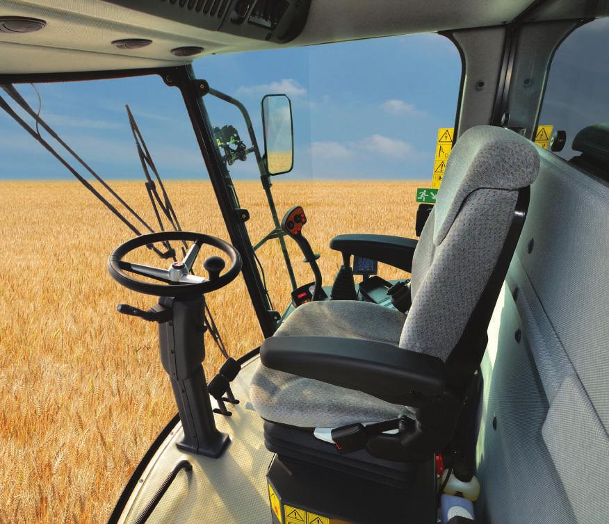03 Kabina Elegance Usnadněte si život OD MASSEY FERGUSON Kabina Elegance je navržena tak, aby poskytovala řidiči