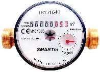 Ceník od 1. 5. 2018 KAPKA spol. s r.o. 4 Bytové vodoměry B METERS Jednovtokové suchoběžné vodoměry na studenou a teplou vodu SMARTm C Q3 R Tmax PN Staveb.