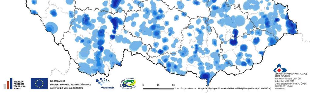 schválené finanční prostředky dle místa