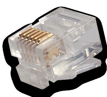 Spojovací technologie Již před lety se konektor RJ45 prosadil jako dominantní konektor pro měděné sítě. Formálně není pojem RJ45 (nebo RJ-45 ) normovaný, v praxi se ale celosvětově používá.