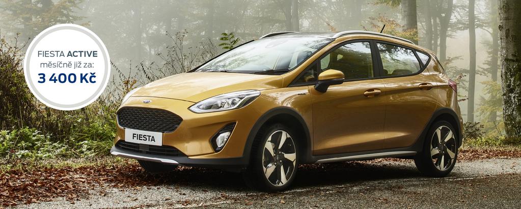 CROSSOVER FORD FIESTA ACTIVE (navíc oproti výbavě ) (navíc oproti výbavě ) Tři přepínatelné jízdní režimy (Normal, ECO, kluzký povrch) Přední mlhová světla s přisvícením do zatáček Rádio a systém
