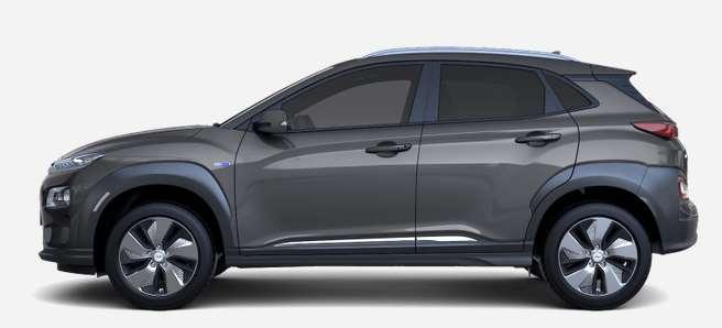 Hyundai Kona 64 kwh Cena: 924 900 Kč s DPH (150 kw 1 054 900 Kč s DPH) Výkon: 100 kw nebo 150 kw