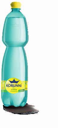 Korunní přírodní minerální voda 1,5 l 1 l =