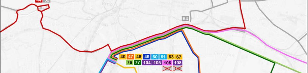 MHD. V tramvajové doprav dochází k výrazn jším zm nám v linkovém vedení v souvislosti s realizací hlavního nádraží v nové poloze a v souvislosti rozvojem území v lokalit