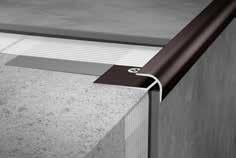 rofily pro elastické obklady stěn a podlahové krytiny Schlüter -VINRO-STE Schlüter -VINRO-STE je ukončovací profil a profil na ochranu hran pro elastické krytiny (např.