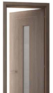 Design dveřního křídla navazuje na precizní spojení zárubní nakoso, Hanák, cena na dotaz, www.