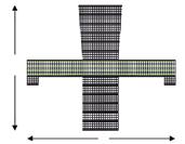 síťová část Maximální stabilita (b) [N/cm] Elasticita (b) při 12 N/cm [%] Textilní porozita (c) [%] Centrální síťová část Efektivní