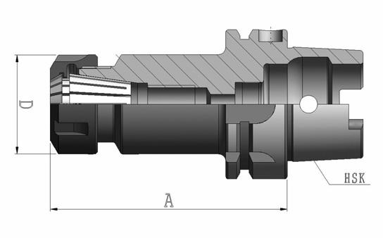 25 1 42 63,5 33 63-32 2-2 ER 32 1 5 65,52 35 dlouhé HSK - ER Rozsah upnutí Upínací kleštiny D Ø 21843 mm Typ mm mm 63-16 1-1 ER