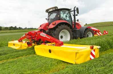 Minimální spotřeba paliva - pouze 2,0 l / ha. Kompaktní dopravní šířka - pouze 2,20 m.