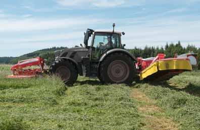 NOVACAT A9 / A10 Výkonnost s komfortem Příčný posuv 400 mm Optimalizace záběru pro NOVACAT A10 Hydraulické přestavení pracovního záběru Pomocí