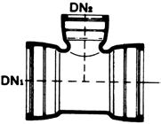 MMA s hrdly TYTON MMB s hrdly TYTON Hrdlové tvarovky s přírubovou odbočkou Hrdlové tvarovky s hrdlovou odbočkou DN 1 DN 2 Objednací číslo 80 100 125 150 200 250 300 * s volnou přírubou 40