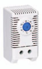 ventilátory 250 V AC 10 A, 120 V AC 15 A 1 spínací kontakt velký rozsah nastavení 0 60 C Cena bez DPH