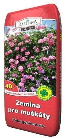 ZEMINA PRO MUŠKÁTY 40 LITRŮ 78,- / kus Zemina pro muškáty je vhodná pro