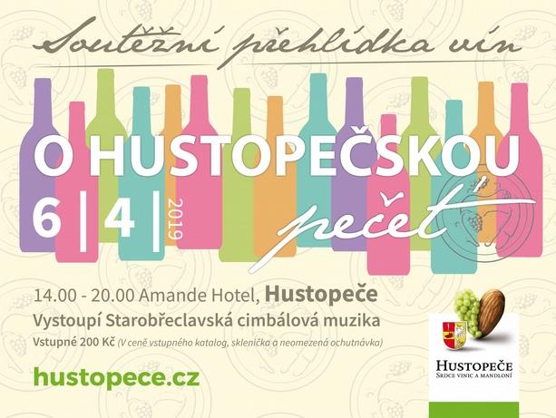 TIC HUSTOPEČE PŘIJĎTE OCHUTNAT VÍNA S PEČETÍ! V sobotu 6. dubna od 14.00 do 20.